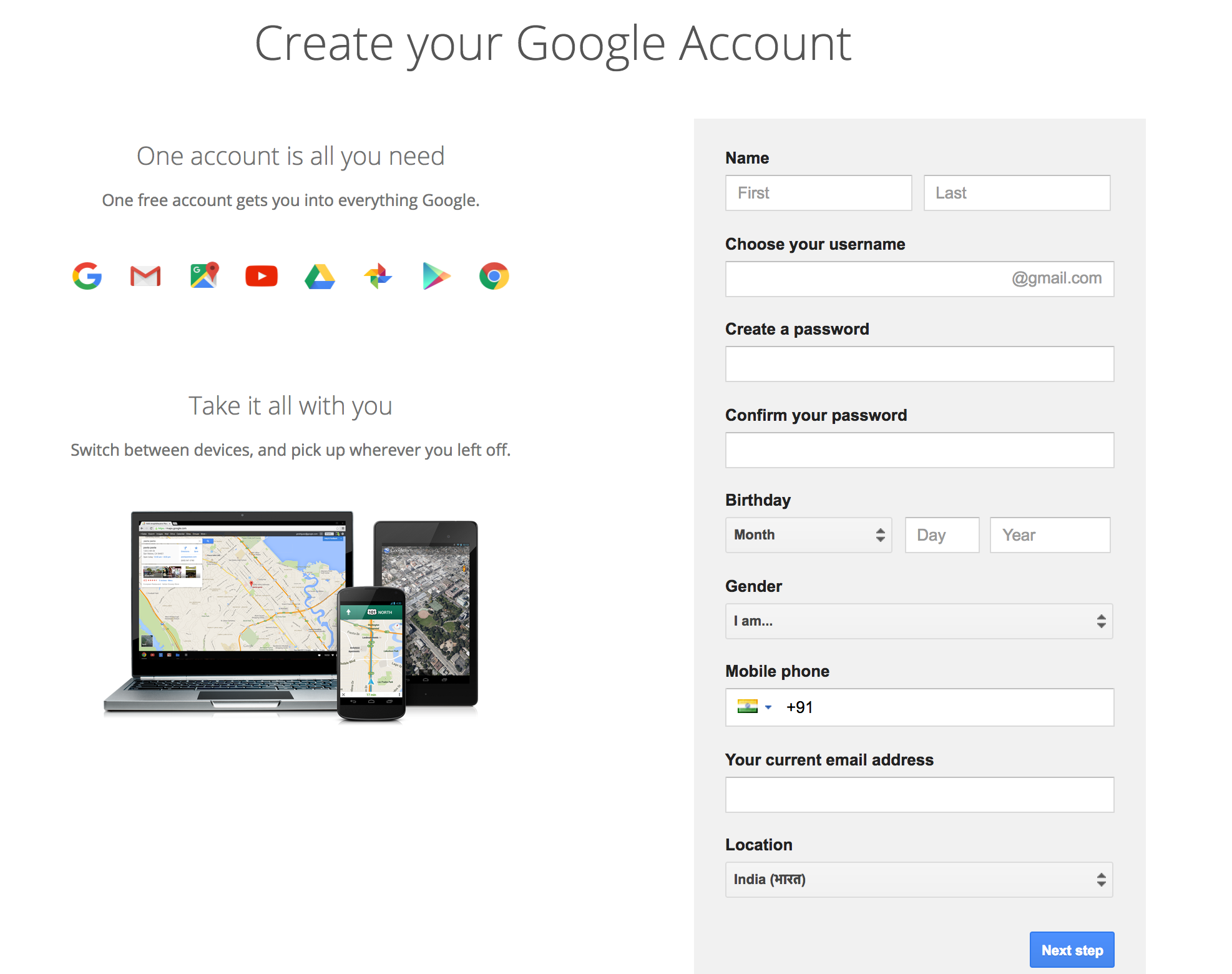 How to Create a Gmail Account